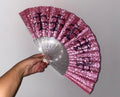 Bling Hand Fan – Pink Sparkle Glam 💕