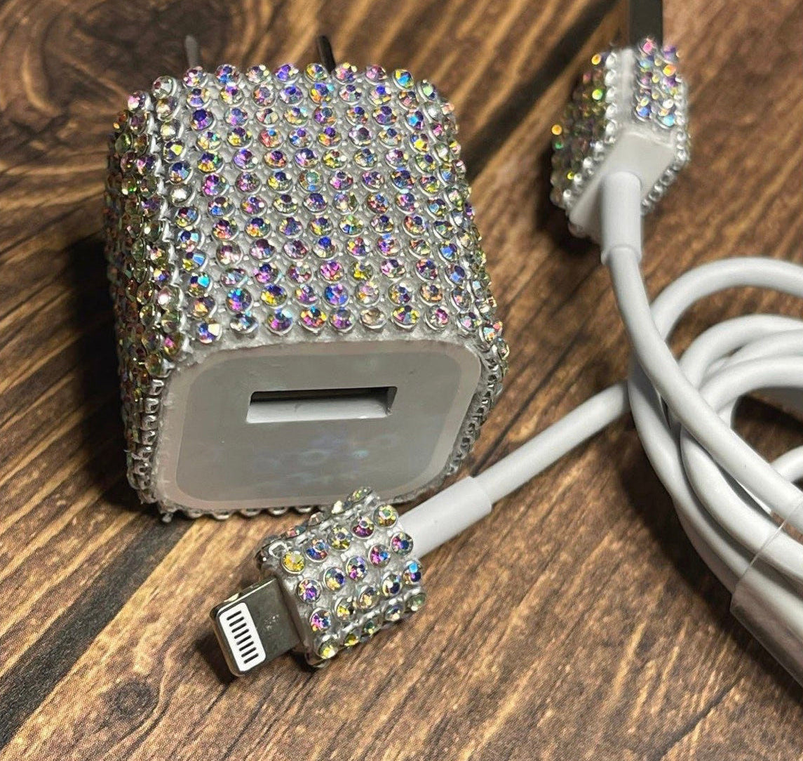 Bling Charger Set – Crystal Sparkle 💖