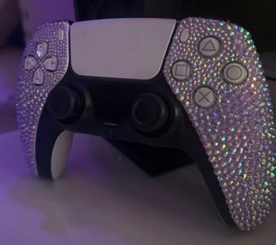 Bling Gaming Controller – Crystal Luxe 💎