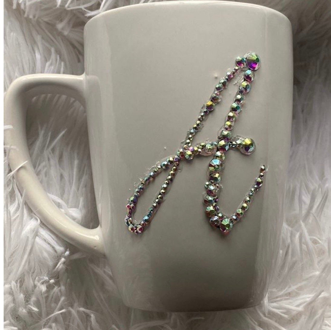 Bling Mug – Crystal Dip Design 💕