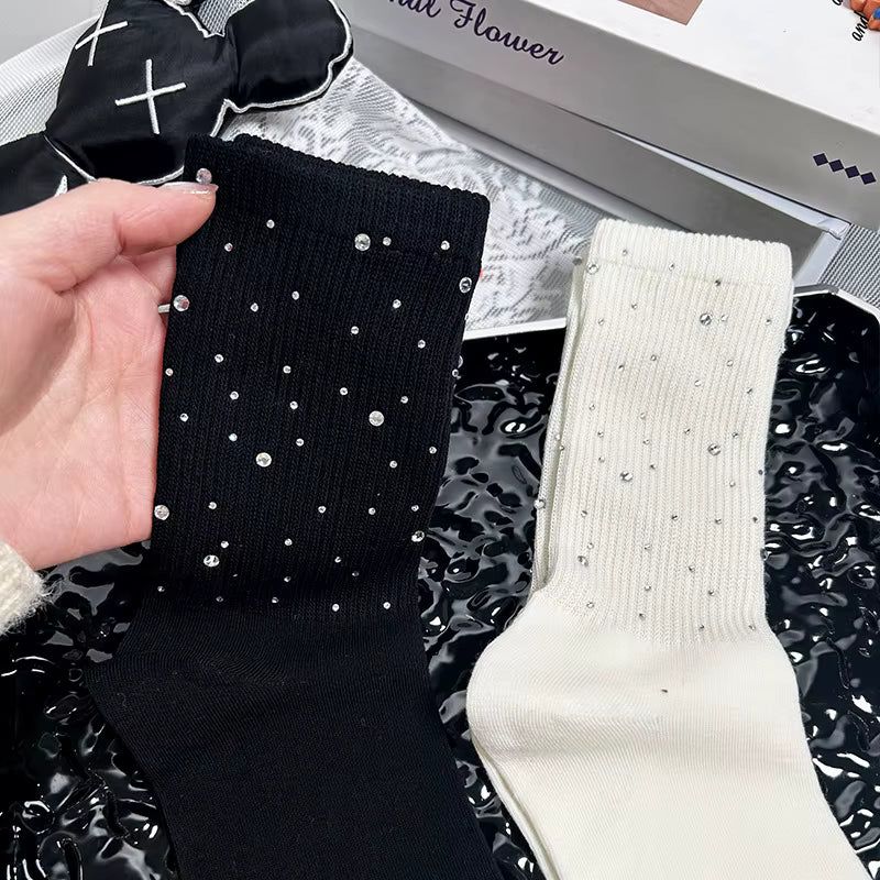 Bling Rhinestone Socks – Sparkly Custom Crystal Socks