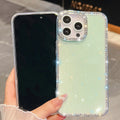Bedazzled Glitter Clear Phone Case For Samsung