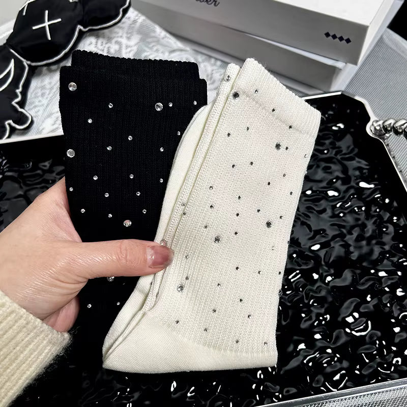 Bling Rhinestone Socks – Sparkly Custom Crystal Socks